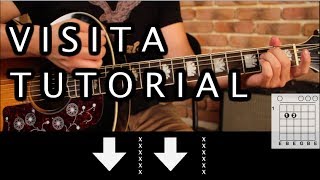 Como tocar quotVisitaquot de Enjambre  Tutorial Guitarra HD [upl. by Lemcke]