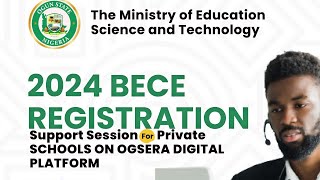 2024 BECE Registration [upl. by Beall]