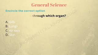 General Science 5th Class Chapter 1 Classification of Living Organisms Solved Exercise  MCQs [upl. by Je]