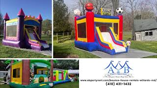 Bounce House Rentals Willards MD  AampB Party Rentals  4104311432 [upl. by Malliw]