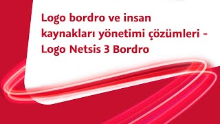 Logo Netsis 3 Müşteri Siparişinden Satıcı Siparişi Oluşturma [upl. by Ecaroh]