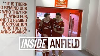 Inside Anfield Liverpool 41 West Ham  Behindthescenes tunnel cam [upl. by Bauske]