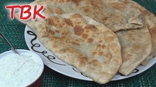 Afghan Bolani Recipe with Yoghurt Dip  Titlis Busy Kitchen [upl. by Candide]