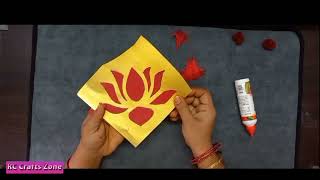 LOTUS making for pooja mandir decorations [upl. by Cristabel]