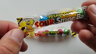 Toxic Waste Sour Smog Balls review [upl. by Yasui]