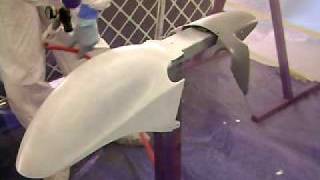 Painting Motorcycle Front Fenders [upl. by Friend203]