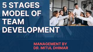 Tuckmen 5 stages model of team development  5 stages of team development in organizational behavior [upl. by Crispa]