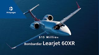 Bombardier Learjet 60XR private jet review 15 million jet [upl. by Retsae660]