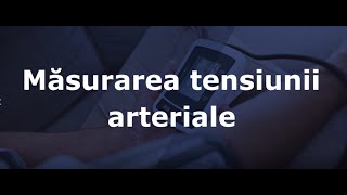 MASURAREA TENSIUNII ARTERIALE ACASĂ [upl. by Alathia]