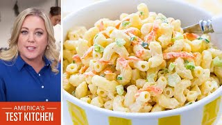 Creamy Macaroni Salad Recipe  Macaroni Salad with Mayonnaise  Salad Recipe [upl. by Oicatsana]