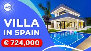 NEW modern Villa in Finestrat Spain only for € 724000 Villa with sea view Property in Spain [upl. by Ranit]