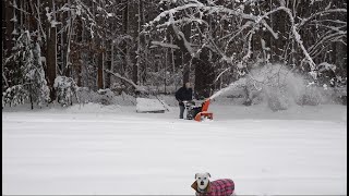 Ariens SHO 24 Platinum Snow Blower 369cc Review [upl. by Hedvige212]