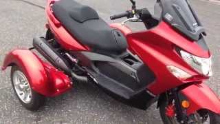 2011 Kymco Xciting 500r w Trike Kit  Walk Around [upl. by Arac827]