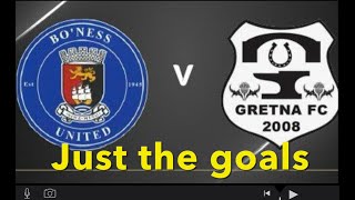 Bo’ness United v Gretna 2008 Just the goals [upl. by Vassili]