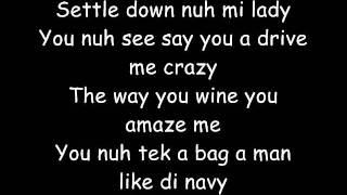 mavado settle down lyrics overproof riddim [upl. by Fonz]