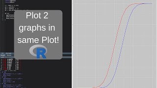 ggplot  How to Plot 2 Graphs in Same Plot in R [upl. by Tiphanie]