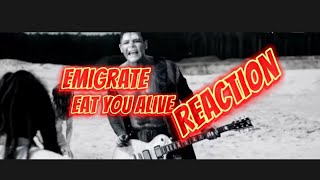 Emigrate  Eat You Alive feat Frank Dellé Seeed Official Video REACTION emigrate guitar [upl. by Sowell]