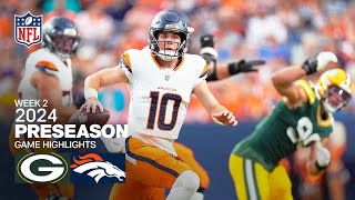 Denver Broncos Top Plays vs Green Bay Packers  2024 Preseason Week 2 [upl. by Idoj958]