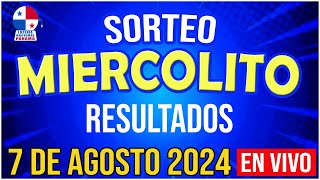 🔰🔰 EN VIVO SORTEO MIERCOLITO 7 de AGOSTO de 2024  Loteria Nacional de Panamá [upl. by Farlee871]