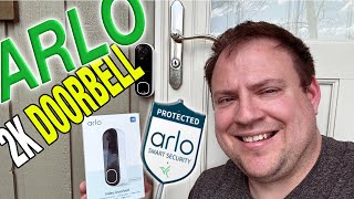 Arlo Video Doorbell 2K Unboxing and Review  Giving Arlo one last Chance [upl. by Yznyl]