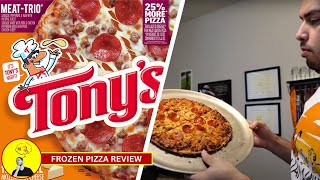 Frozen Pizza Review Tonys Meat Trio [upl. by Kalmick]