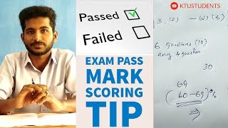 Pass Mark Scoring Tip in KTU Engineering Examination  Explained by a KTU Student from MEA [upl. by Inot]