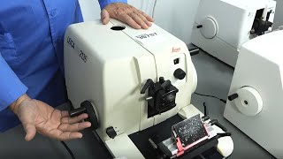 Manual amp Motorized Microtome Features Explained by Microtome Technician [upl. by Oicapot]