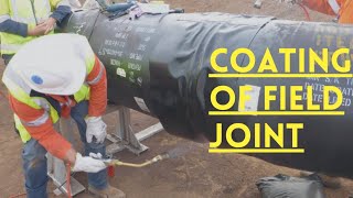 GAIL GAS Field Joint Coating ProcedureSteel pipe [upl. by Rihaz291]