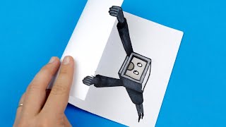 5 TITAN TV MAN SKIBIDI TOILET ARTS amp PAPER CRAFTS [upl. by Dlorej134]