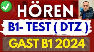 DTZ TELC B1 Hören  Test Gast Prüfung B1 Hörverstehen Mit Lösungen Neu 2024 [upl. by Nelag525]