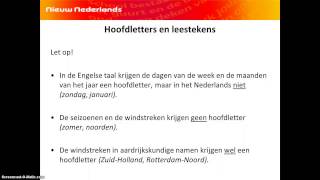 hoofdletters en leestekens [upl. by Gleason]