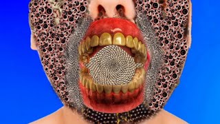 ASMR Remove Maggots amp Worm Infected Face  ASMR Trypophobia Animation  Treatment  PaponASMR [upl. by Storer]