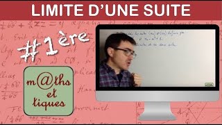 Déterminer la limite dune suite  Première [upl. by Yelir127]