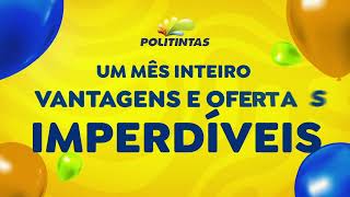 Vai reformar Aproveite os descontos especiais na Politintas mais próxima de você [upl. by Nillok]