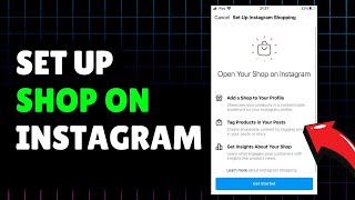 How To Set Up Shop On Instagram 2024 Step By Step Guide [upl. by Eilsek]