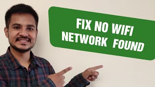 Fixed How To Fix No WiFi Networks Found But WiFi Is Turned On  Windows 10 [upl. by Eirahs]