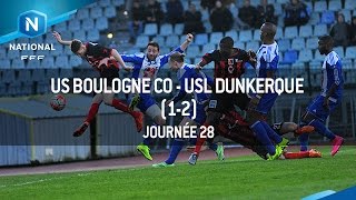 J28  US Boulogne CO  USL Dunkerque 12 le résumé [upl. by Atteragram]