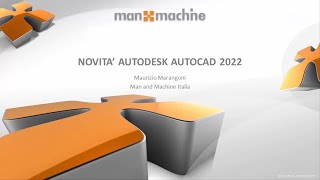 AutoCAD 2022 Novità [upl. by Benedetto655]