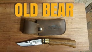 Antonini Old Bear knife review video [upl. by Goldfinch]