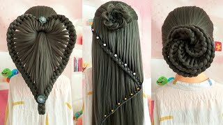 hairstyle ka design  hairstyle juda design  balon ke design  bridal hairstyle  design Bal [upl. by Maddocks497]