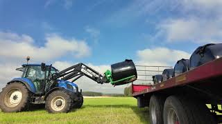 Spring Barley and 2nd cut silage near Eglinton park Irvine [upl. by Modesta]