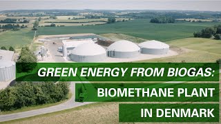 Versatile biogas plant with membrane technology 850 Nm³h in Denmark [upl. by Fairfax]