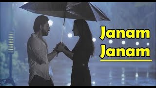 Janam Janam  Dilwale  Arijit Singh  Shah Rukh Khan  Kajol  Pritam  Lyrics Video Song [upl. by Lerrehs]