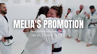 Inside Escapology BJJ  Melias Promotion [upl. by Arbmik]