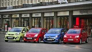 Renault Twingo VW up und Co  Die Kleinsten im Vergleich [upl. by Odlaner]