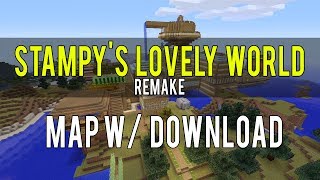 Minecraft Xbox 360 Stampys Lovely World Map Download REMAKE [upl. by Jarek426]