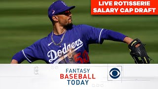 LIVE 5x5 Roto Salary Cap Draft  Fantasy Baseball Today [upl. by Oswald]