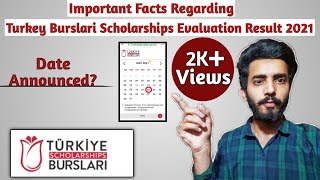 Turkey Burslari Scholarship Evaluation Result 2021  Self Study [upl. by Harbed320]