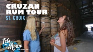 Cruzan Rum Distillery Tour in St Croix Virgin Islands  Lets Roam [upl. by Gillan]