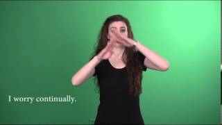 Sign Language  Level 2 Inflection of adjectives Continually [upl. by Hadwyn]